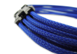 Blue Braided 6+2-pin PCIe Extension Cable